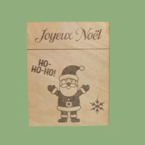porte billet de noël