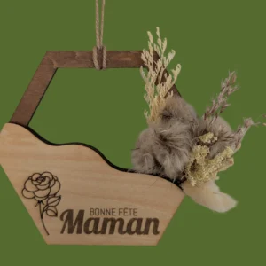 décoration florale « bonne fêt maman »