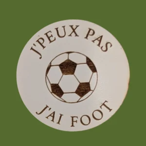magnet "j'peux pas j'ai foot"