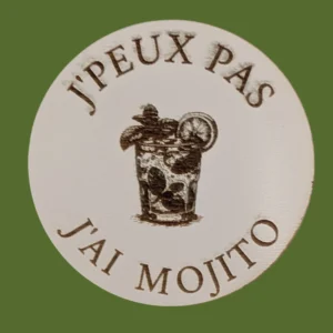 magnet « j’peux pas j’ai mojito »